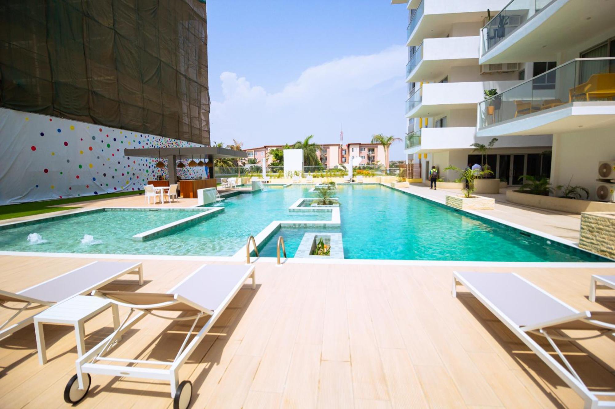 אקרה The Pavilion 1Bdr Luxury Apt מראה חיצוני תמונה